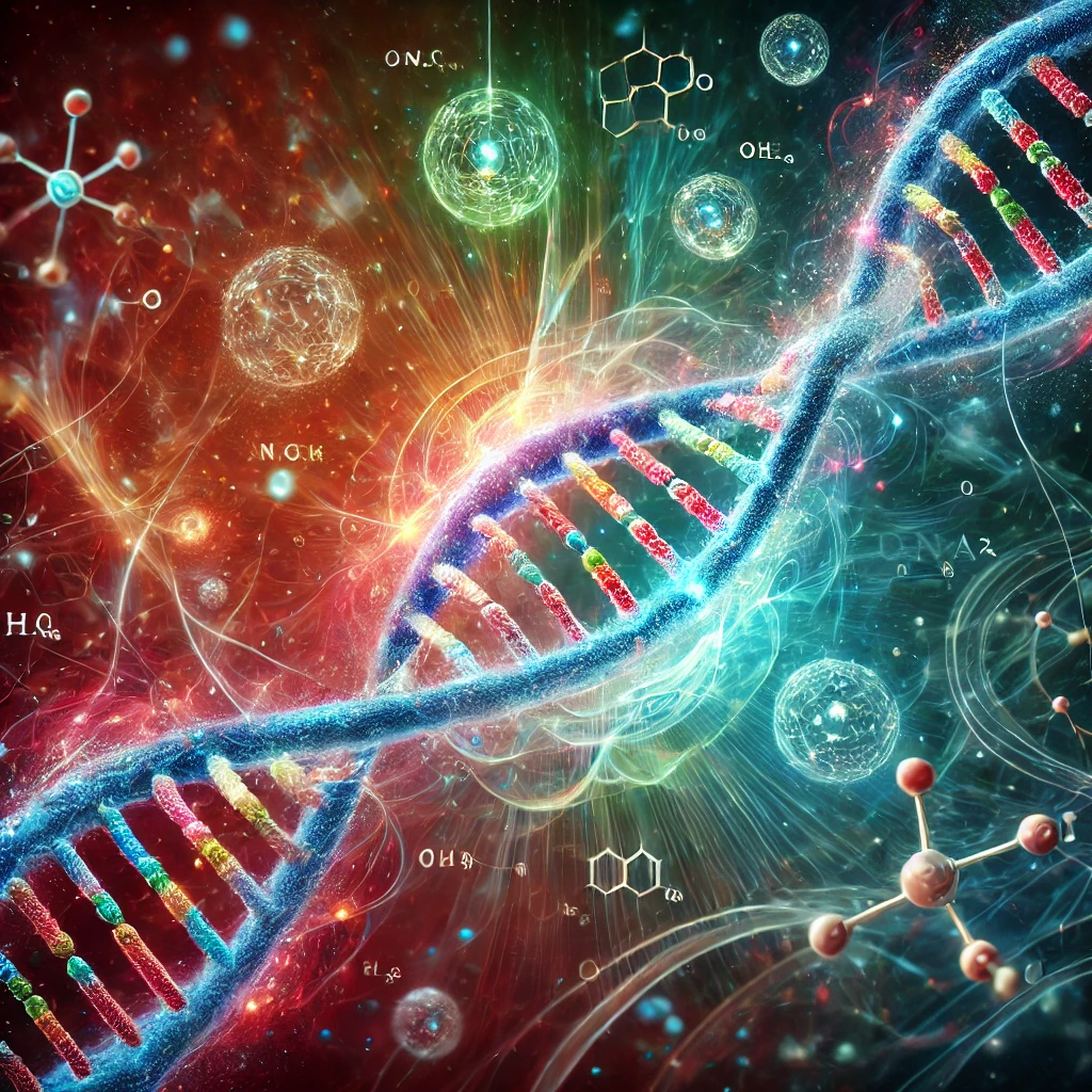 proton tunneling 12 strand DNA activation